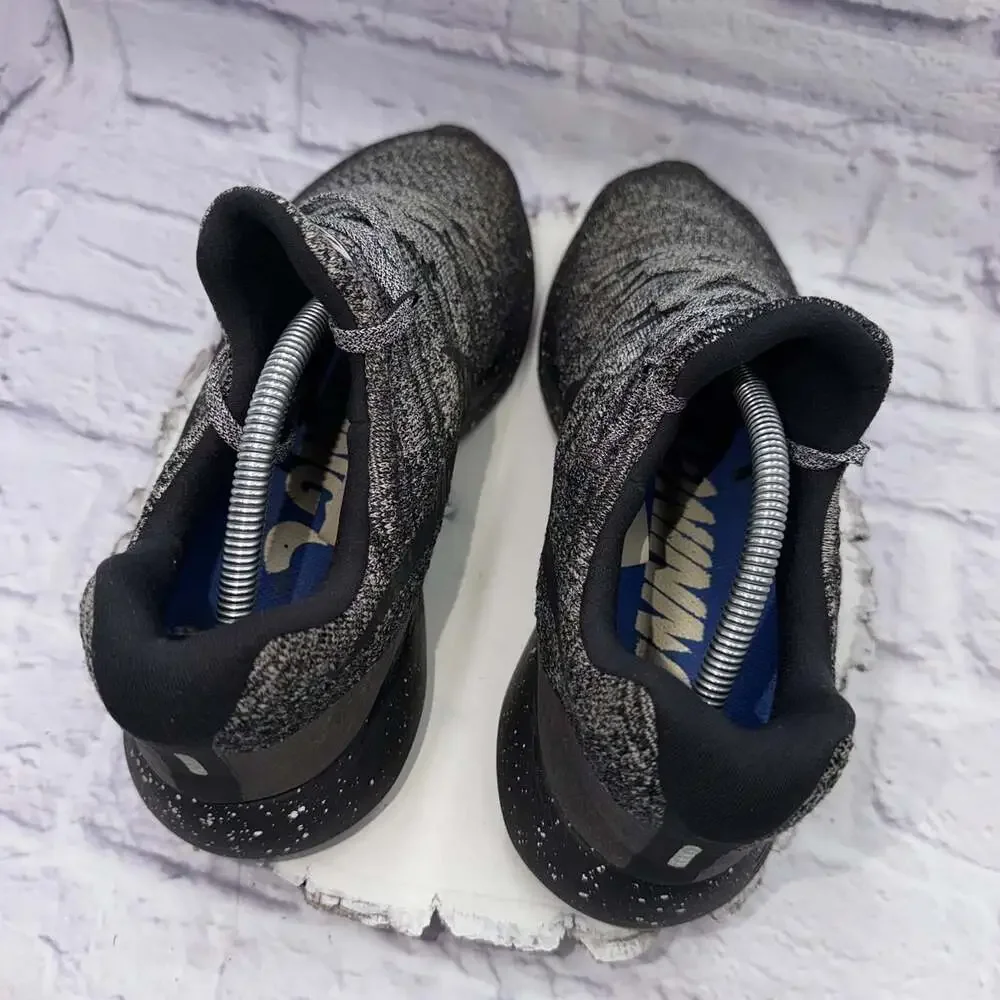 Nike LunarEpic Low Flyknit 2 Mens Running Shoes Black White 863779-041 Size 12